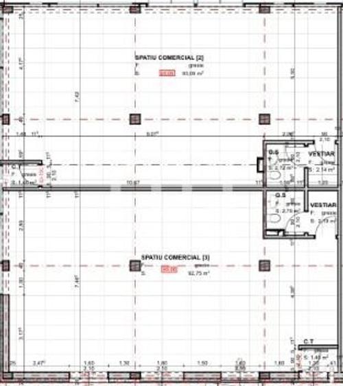 Spatiu comercial de inchiriat, Vitrina, 93mp, Apahida