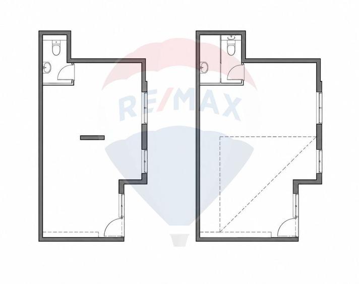 Spațiu comercial de inchiriat (163.3 mp) - zona Gării