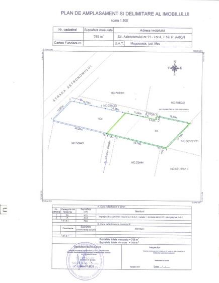 Mogosoaia, zona Martha Bibescu, teren de vanzare pentru casa