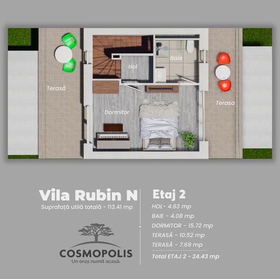 VILA NVN - Complex Cosmopolis , incepand de la 199000 eur plus tva.