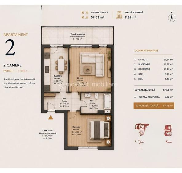 Soarelui – Braytim | Proiect Nou | Lift | Apartamente & S.A.D.-uri - 20