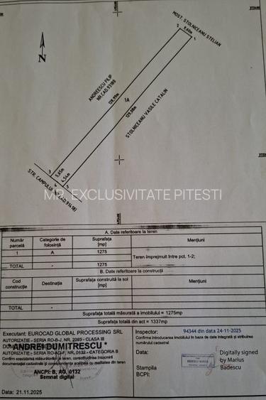 Vanzare Teren intravilan Stefanesti - Primarie str. Campului - 4