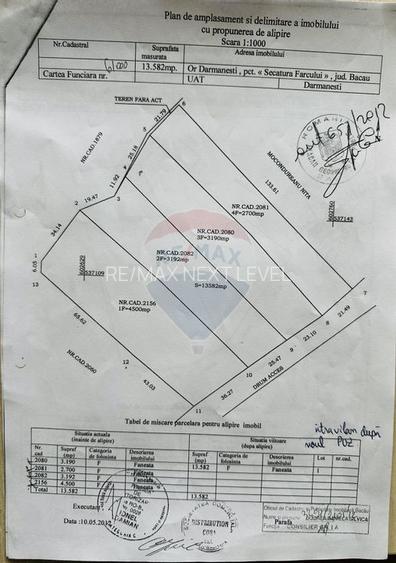 Teren 7 loturi de vanzare 65.313 mp, Valea Uzului, Darmanesti