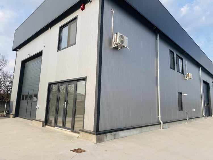 Hala industriala nouă, 386 mp, teren 900 mp, Domnești-Centura