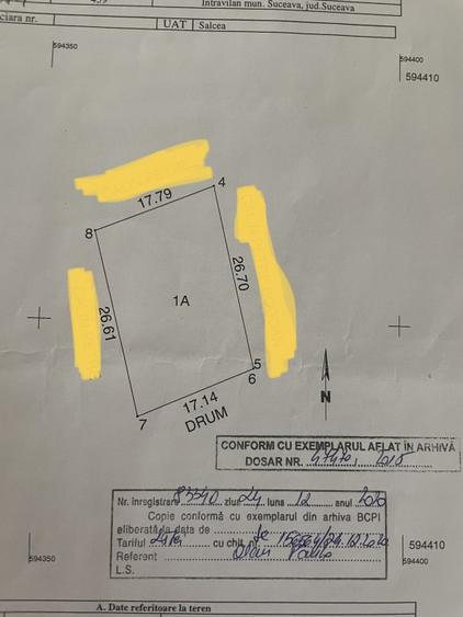 Teren casa, duplexuri , apartamente langa blocurile Ucasy