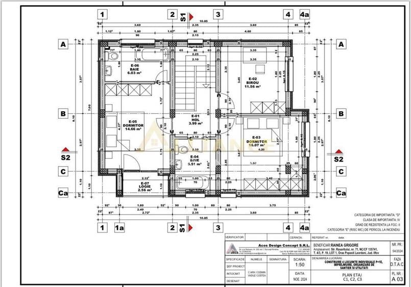 Vila individuala 4 camere locatie Popesti Leordeni
