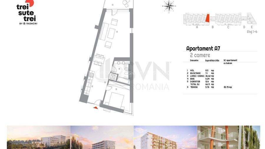 REA1026690 Apartament 2 camere modern - Finisaje Premium - Zona de Nord - 18