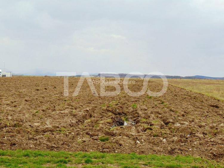 Teren intravilan 2 ha deschidere drum zona Industriala Vest Sibiu
