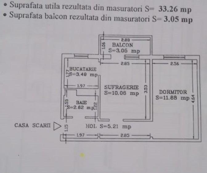 APARTAMENT SUPERB 2 CAMERE SEMIDECOMANDAT ZONA SALVARE