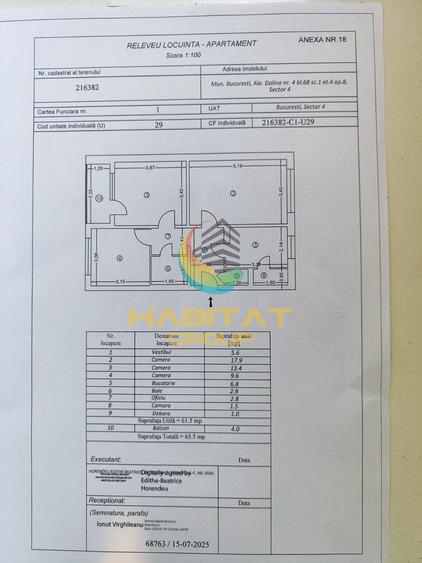 Apartament 3 camere Decomandat Giurgiului