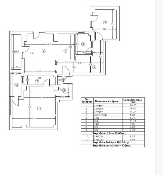 Apartament 3 camere, imobil nou-Soseaua Chitilei