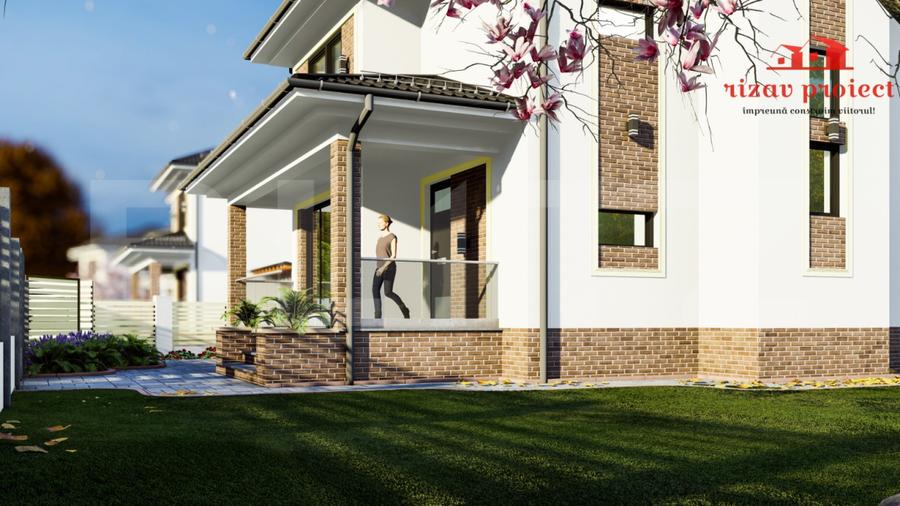 Casă cu 3 dormitoare, teren 500 mp, ideală pentru familie