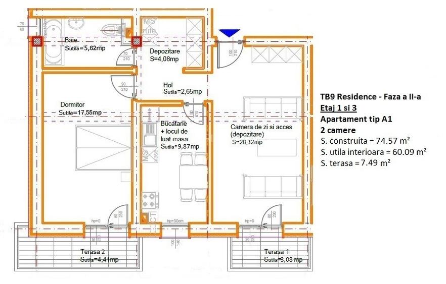 TB9 Residence | Faza a 2-a | 2 cam tip A1 | 0% comision - 6