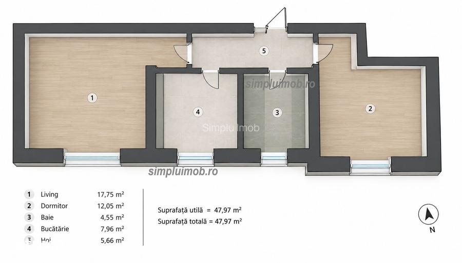 Apartament Spatios Popesti Leordeni