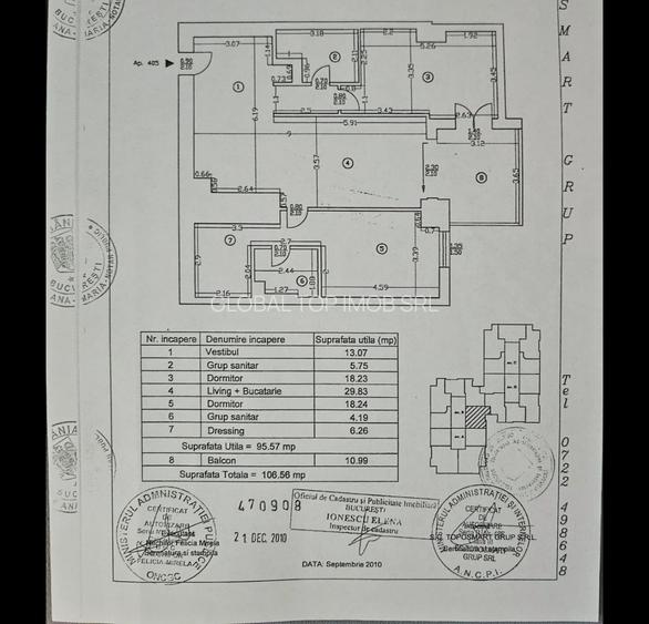Apartament 3 camere, cu 2 SAUNE, în UpGround Aviatiei, metrou Pipera - 1