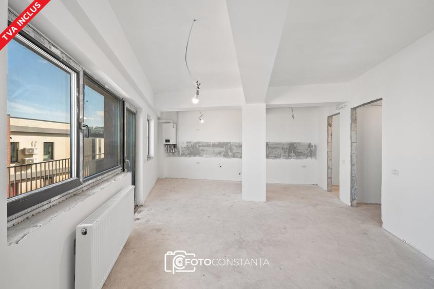 ✅TVA inclus: Apartament decomandat · 2 camere + cămară | Vedere lacul Siutghiol