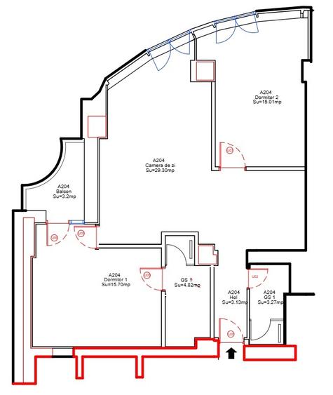 Apartament de vanzare 3 camere Ultracentral - Unirii, Bucuresti 74.5 mp - 1