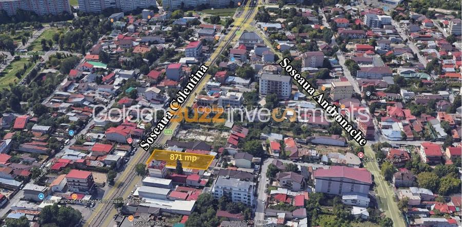 Teren 871 mp Șoseaua Colentina | AUTORIZAT | S+P+3E+4ER