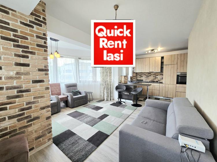 Palas Mall Bloc Nou Modern Apartament 2Camere Open Space De Inchiriat - 2