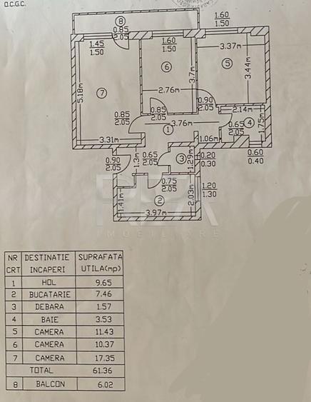 3 camere-decomandat-Etaj 5/10-Petre Ispirescu