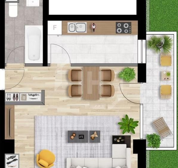 Apartament 2 camere in bloc premium