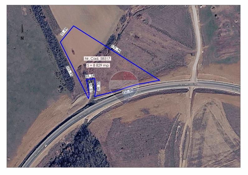 Terenuri 16.144 mp, Inel Metropolitan, vânzare integral sau separat