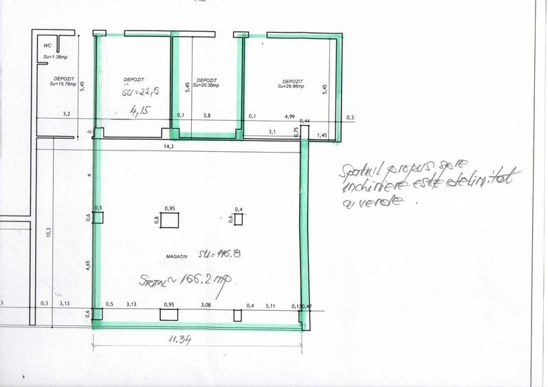 SPATIU COMERCIAL CENTRAL ZONA DACIA la 3.400 euro - 30