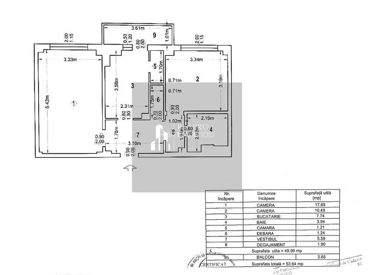 Apartament 2 camere decomandat - renovat - Mihai Bravu / Dristor - 9