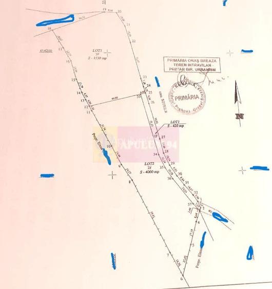 Teren intravilan 4000 mp in Breaza, Nistoresti - 4