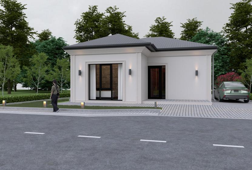 Teren intravilan cu autorizație de construcție – Comuna Berceni, 314 mp