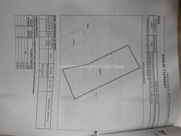 Vand teren intravilan in Deva, pretabil pentru constructie bloc de locuinte, - 6