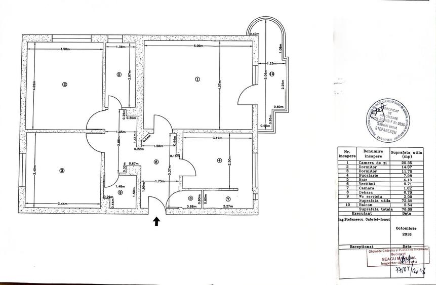 Apartament 3 camere Emil Botta, Bd. Unirii, Casa de Pensii