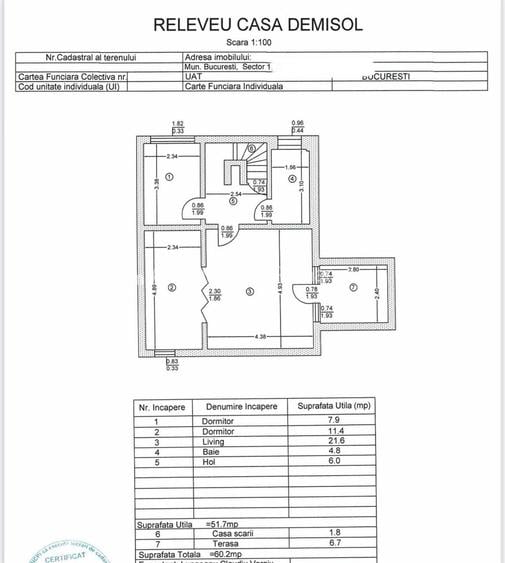 Vila Gara de Nord - Calea Plevnei | Teren 212 mp | Renovata 2020 |
