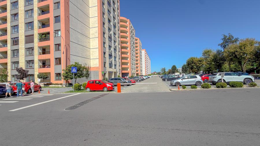 Garsonieră premium cu terasă și panoramă | Prima linie 13 Decembrie | Parcare |