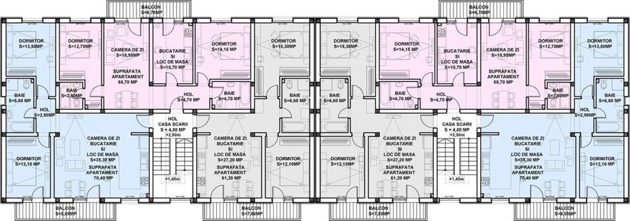 Apartament 3 camere, 2 bai + camara - Str. Doamna Stanca