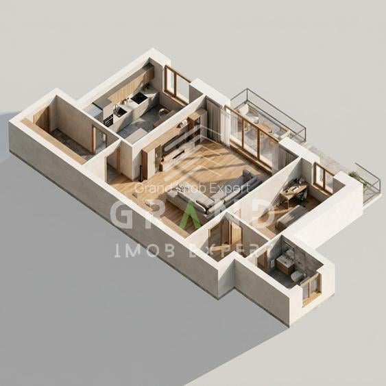 Apartament 3 Camere | Terasa | 70 MP | Aurel Vlaicu - 13