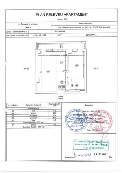 Solid Residence CAZINO Mamaia - Apartament FINALIZAT, PRET FINAL TAXE INCLUSE