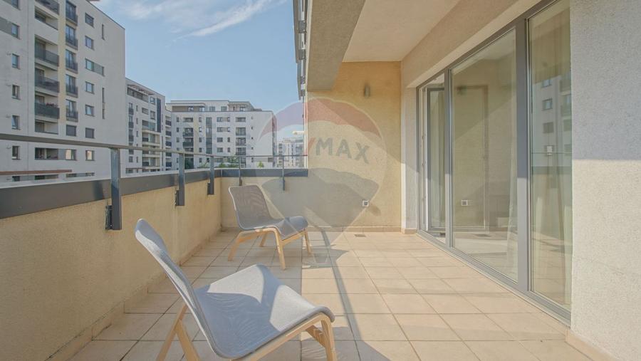 Studio NOU de închiriat, terasă 22mp | Parcare și boxă | Kasper Coresi