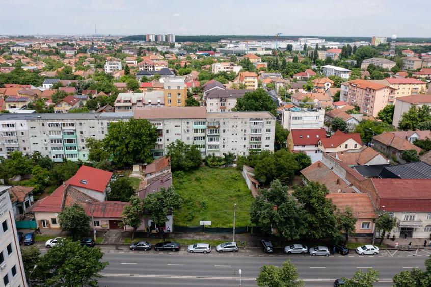 Teren + proiect autorizat S+P+6E, Timișoara