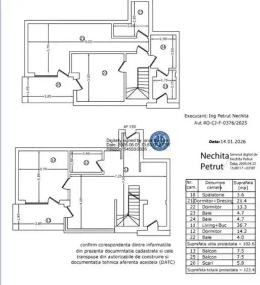 Duplex 4 camere 123,4mpI Bloc nou I Metrou Bucur Obor Icomision 0% I