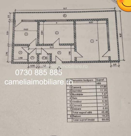 2 camere, modern, decomandat, intre metrou Lujerului si Gorjului, Bd Iuliu Maniu - 20