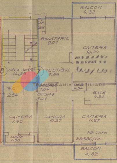 Apartament 4 camere, 78 mp, zona Kaufland Mărăști