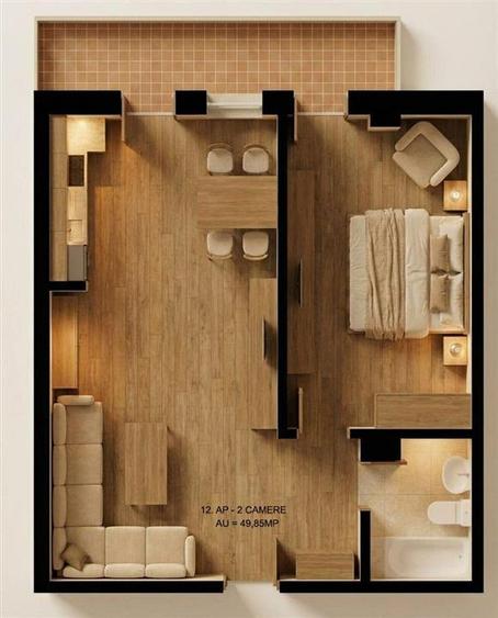 Apartamente 2 3 Camere | Rate la Dezvoltator pe 6 Ani | Bloc Nou | 2c-7867