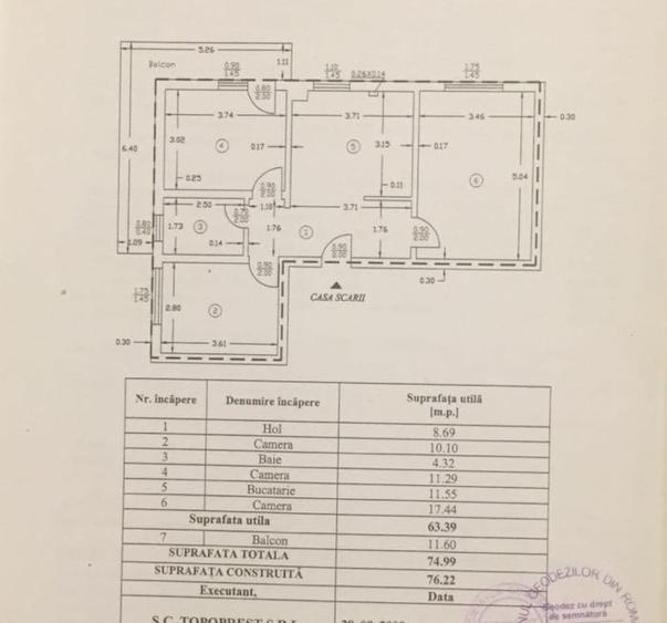 Apartament 3 camere decomandate,etaj 4 acoperit cu pod,mobilat,utilat,Precista