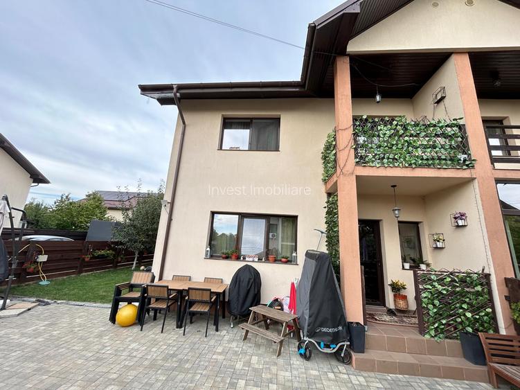Casă tip duplex 4 camere, partial mobilata -intravilan Valea Lupului, IAȘI