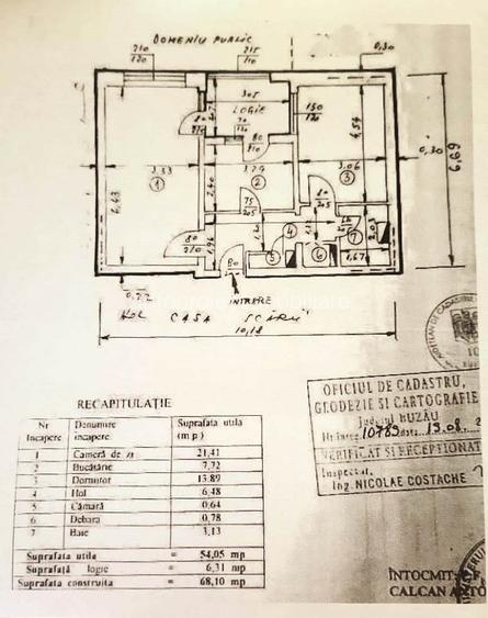 Apartament 2 camere, decomandat, 61 mp, mobilat, bloc reabilitat, Unirii Nord
