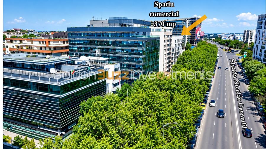 Spațiu comercial premium de inchiriat parter –370 mp utili | Herăstrău