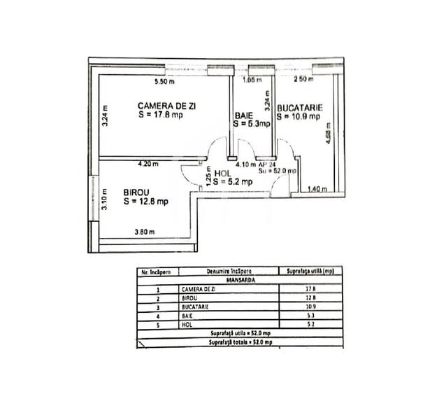 Apartamet cu 2 camere, 52mp utili, loc de parcare, mobilat,  Selimbar - 1