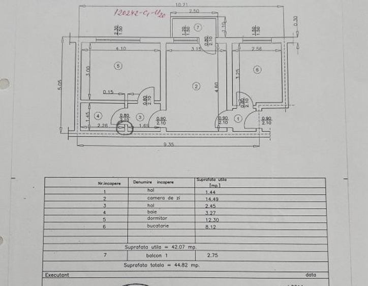 Apartament 2 camere, parter, centrala proprie, renovat, Cina, Ploiesti