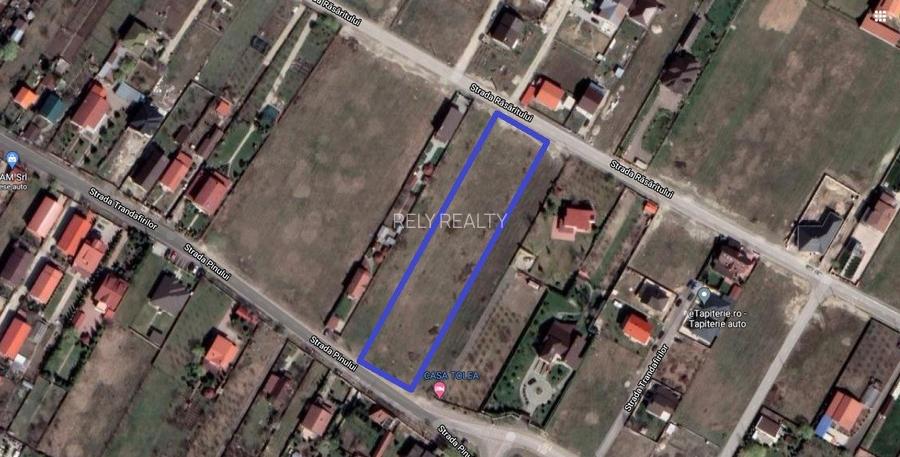 Inchiriere teren intravilan Cornetu / zona str. Trandafirilor, 4.500 mp, D: 31 m - 2